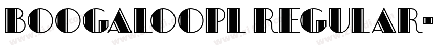 BoogalooPl Regular字体转换
